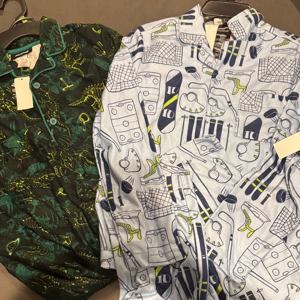 Joe Boxer Kids Pajama Sets in Black and Blue